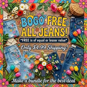 BOGO FREE ALL JEANS IN MY CLOSET!
